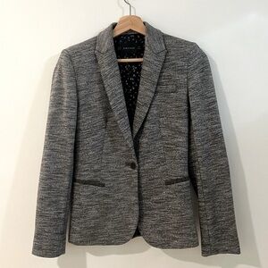 Zara Basic Blazer with Elbow Patches